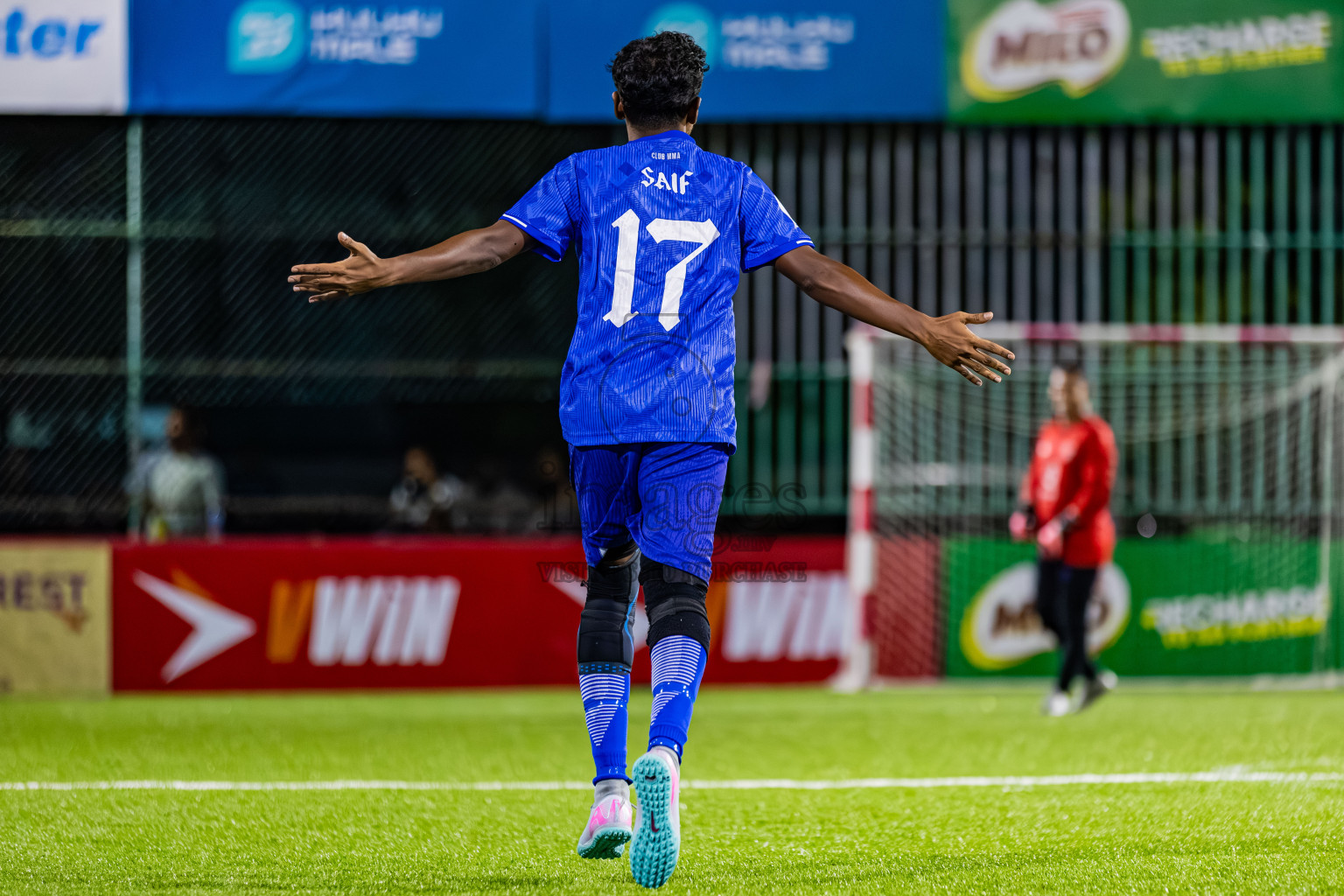 MMA SC vs Viyares in Day 9 of Club Maldives Cup Classic 2025 was held in Rehendi Futsal Ground, Hulhumale', Maldives on Monday, 22nd September 2025. Photos: Areef Adam / images.mv