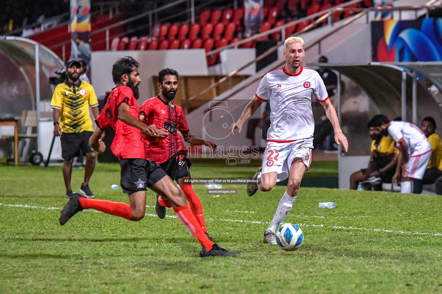 Buru Sports Club vs CLUB Teenage in the Final of 2nd Division 2022 on 17th Aug 2022, held in National Football Stadium, Male', Maldives Photos: Nausham Waheed / Images.mv