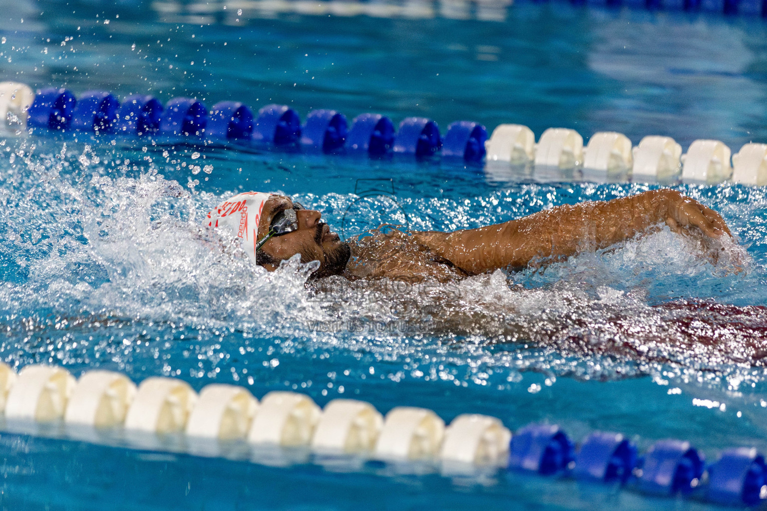 Day 2 of National Swimming Competition 2024 held in Hulhumale', Maldives on Saturday, 14th December 2024. Photos: Hassan Simah / images.mv