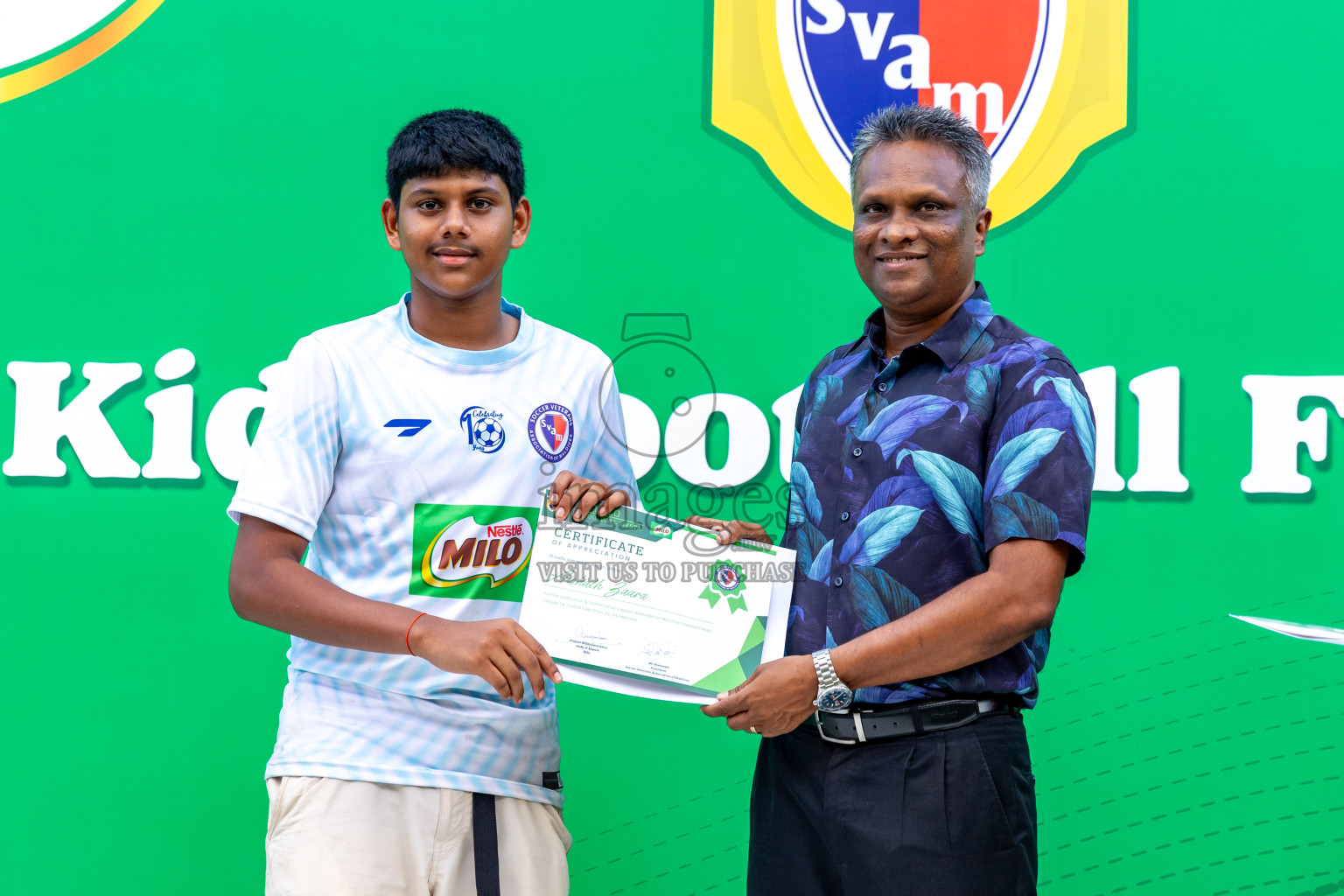 Day 2 of MILO Kids Football Fiesta was held at National Stadium in Male', Maldives on Saturday, 24th February 2024.