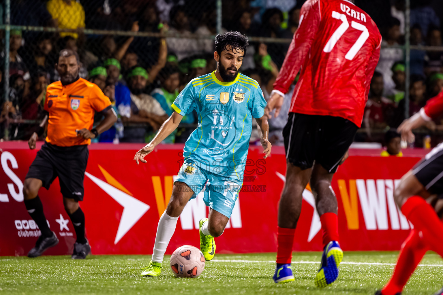 Club WAMCO vs BML in Day 3 of Club Maldives Cup 2025 was held in Rehendi Futsal Ground, Hulhumale', Maldives on Tuesday, 30th September 2025. Photos: Nausham Waheed / images.mv