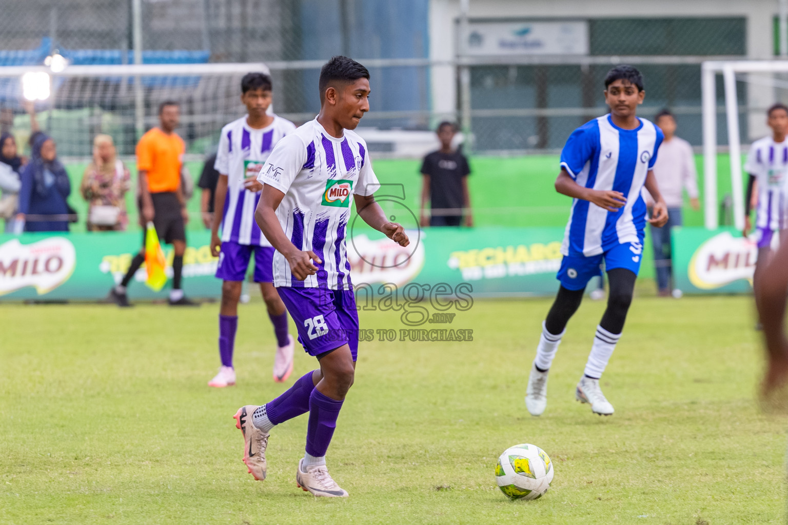 Day 1 of MILO Academy Championship 2025 (U14) was held on Thursday, 30th October 2025 at Henveiru Football Grounds, Male', Maldives . 
Photos: Ismail Thoriq / images.mv