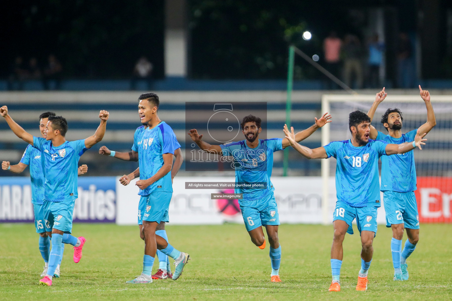 Lebanon vs India in the Semi-final of SAFF Championship 2023 held in Sree Kanteerava Stadium, Bengaluru, India, on Saturday, 1st July 2023. Photos: Hassan Simah / images.mv