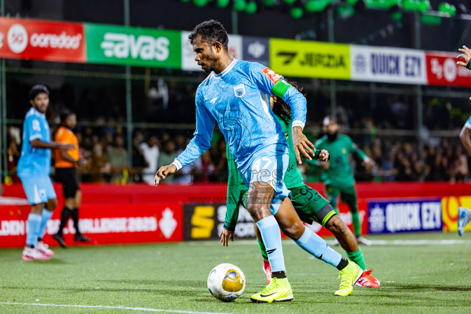 HA Dhidhdhoo vs HA Vashafaru in Haa Alif Atoll Finals Day 28 of Golden Futsal Challenge 2025 was held on Saturday , 1st February 2025, in Hulhumale', Maldives. Photos: Nausham Waheed / images.mv