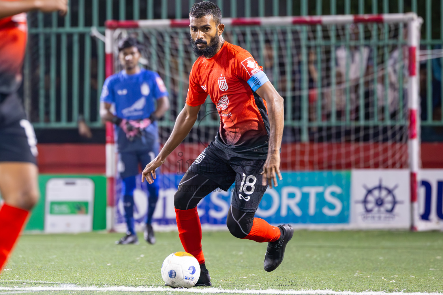 L Gan vs L Maabaidhoo in Day 14 of Golden Futsal Challenge 2025 was held on Saturday, 18th January 2025, in Hulhumale', Maldives. Photos: Ismail Thoriq / images.mv