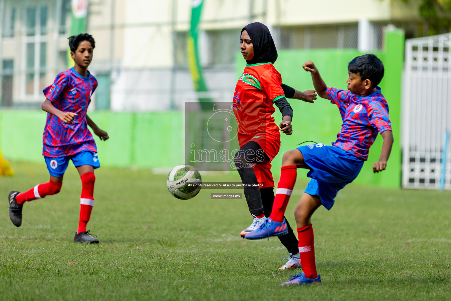 Day 1 of MILO Academy Championship 2023 (U12) was held in Henveiru Football Grounds, Male', Maldives, on Friday, 18th August 2023.