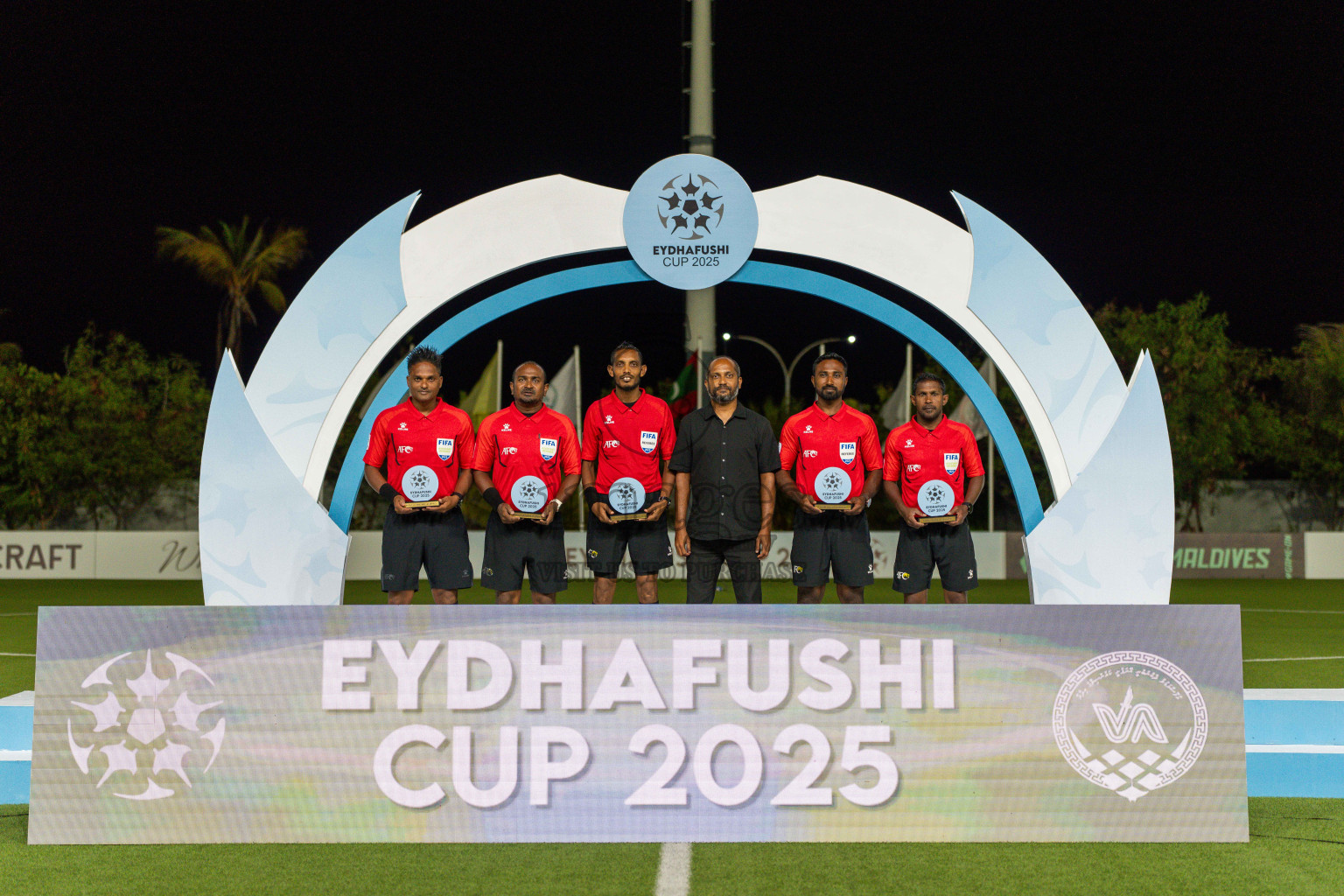Final Match Irumathi Sports VS Velaa Sports Club in Day 9 of Eydhafushi Cup 2025 held in Eydhafushi Football Stadium at B. Eydhafushi, Maldives on Monday, 15th September 2025. Photos: Arif Rasheed / images.mv
