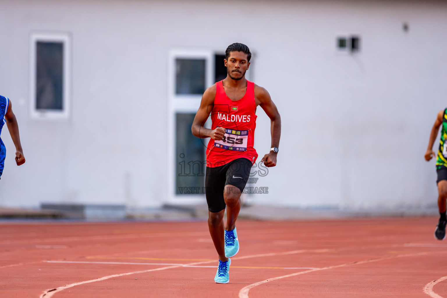 Day 5 of MWSC Interschool Athletics Championships 2024 held in Hulhumale Running Track, Hulhumale, Maldives on Wednesday, 13th November 2024. Photos by: Nausham Waheed / Images.mv