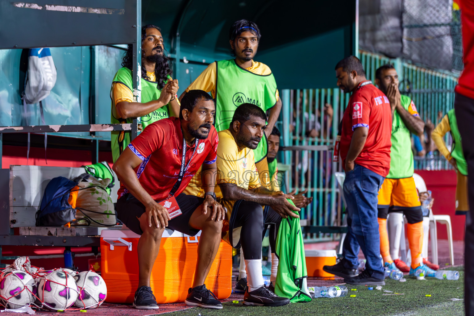 N Holhudhoo vs N Miladhoo in Noonu Atoll Final in Day 24 of Golden Futsal Challenge 2025 was held on Tuesday , 28th January 2025, in Hulhumale', Maldives. Photos: Ismail Thoriq / images.mv