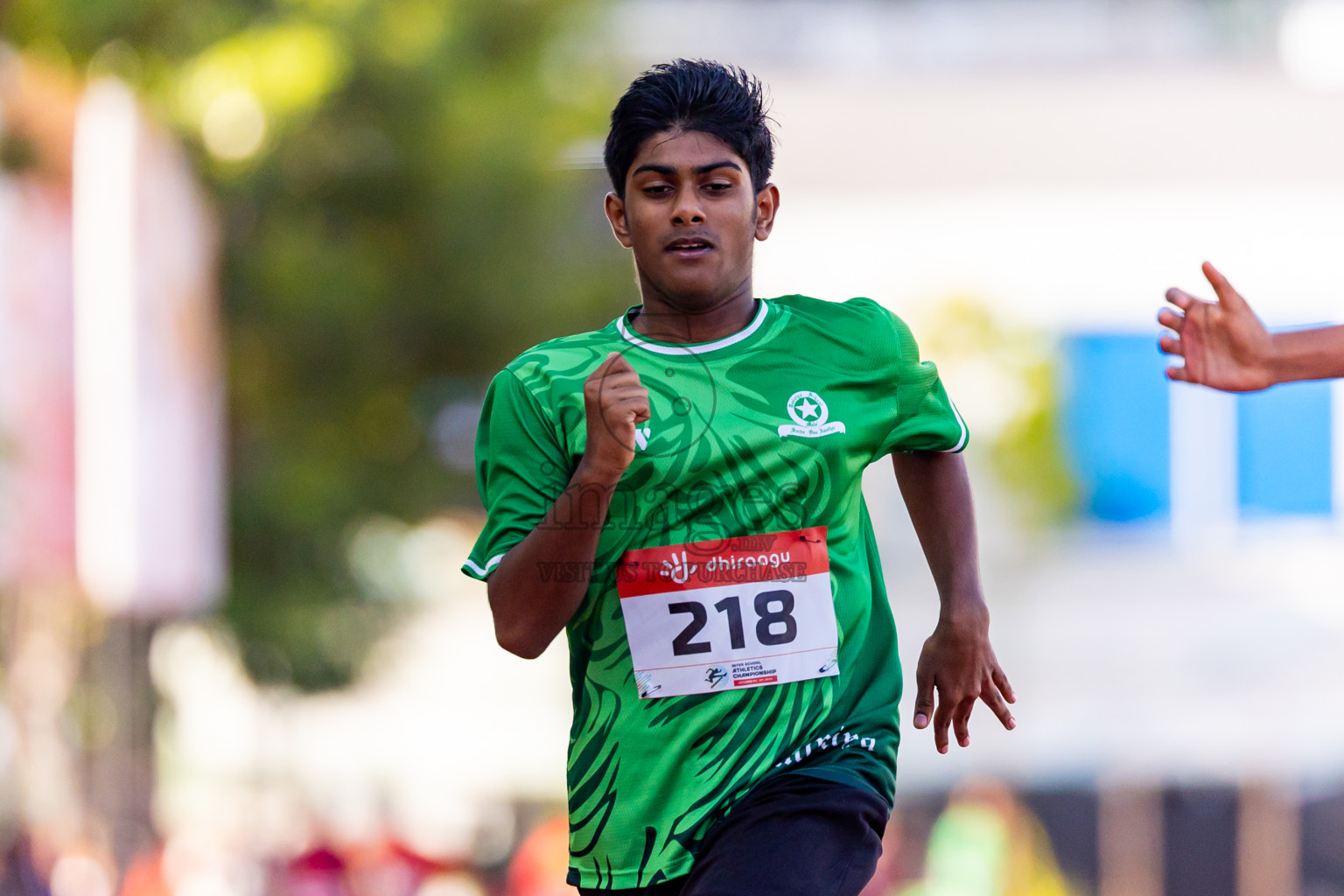 Day 1 of Inter-school Athletics Championship 2025 held in Ekuveni Synthetic Track, Male', Maldives on Monday, 06th October 2025. Photos by: Nausham Waheed / Images.mv