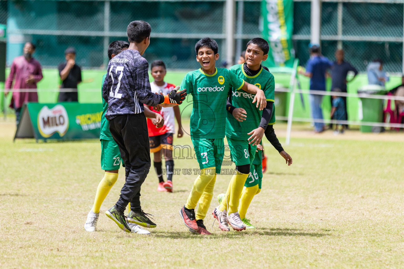 Day 3 of MILO Academy Championship 2025 (U-12) was held at Henveiru Stadium in Male', Maldives on Saturday, 3rd May 2025. 
Photos: Hassan Simah  / images.mv