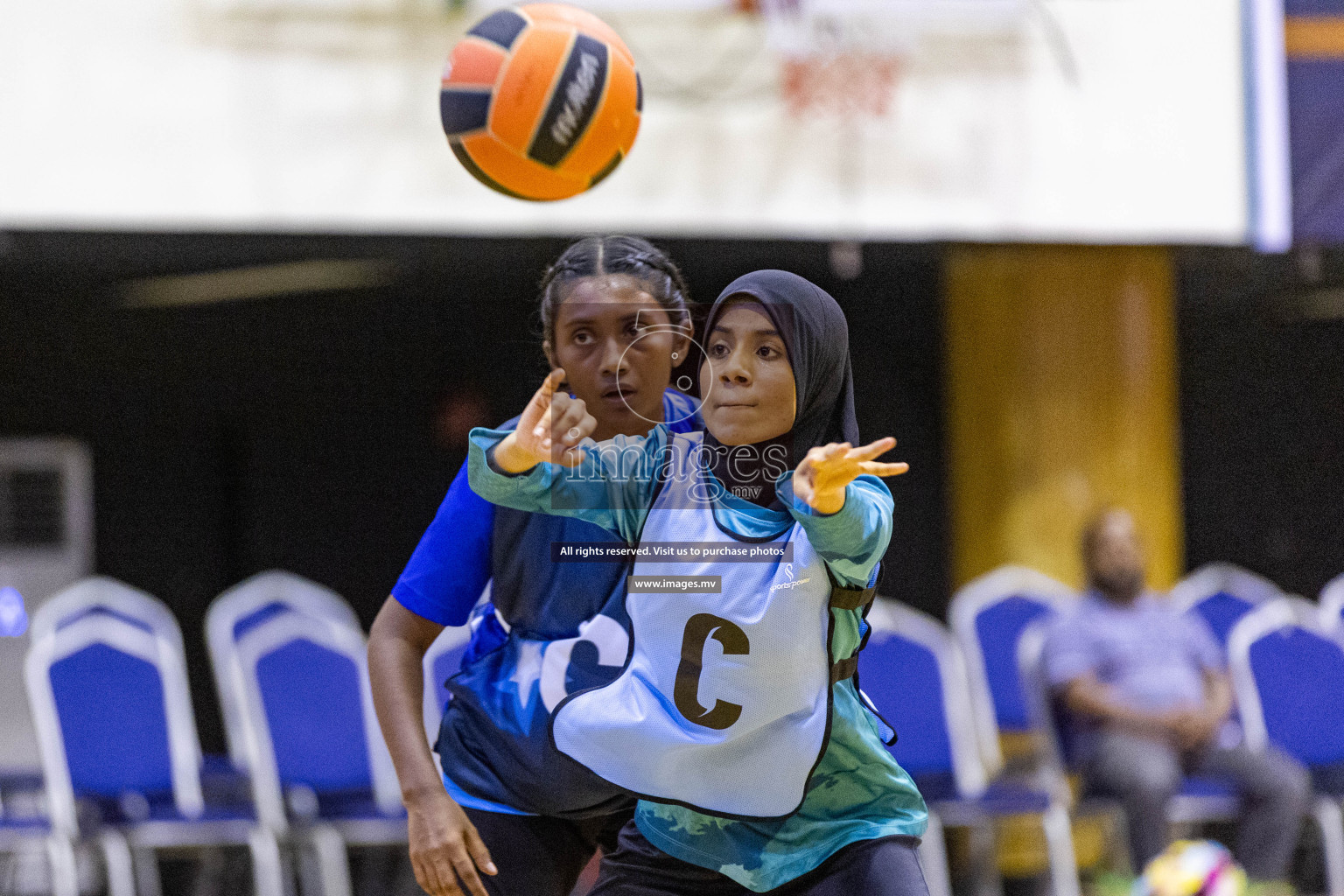 Day7 of 24th Interschool Netball Tournament 2023 was held in Social Center, Male', Maldives on 2nd November 2023. Photos: Nausham Waheed / images.mv