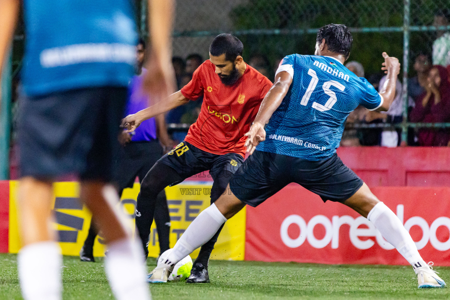 HDh Naivaadhoo vs HDh Nolhivaran in Day 23 of Golden Futsal Challenge 2024 was held on Tuesday , 6th February 2024 in Hulhumale', Maldives Photos: Nausham Waheed / images.mv