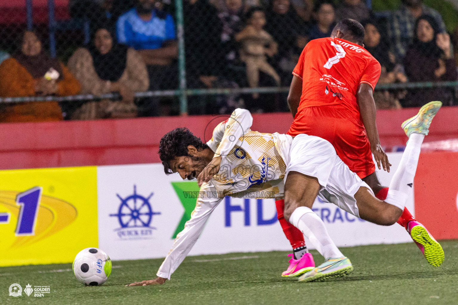 HA Kelaa vs HA Baarah in Day 1 of Golden Futsal Challenge 2024 was held on Monday, 15th January 2024, in Hulhumale', Maldives Photos: Ismail Thoriq / images.mv