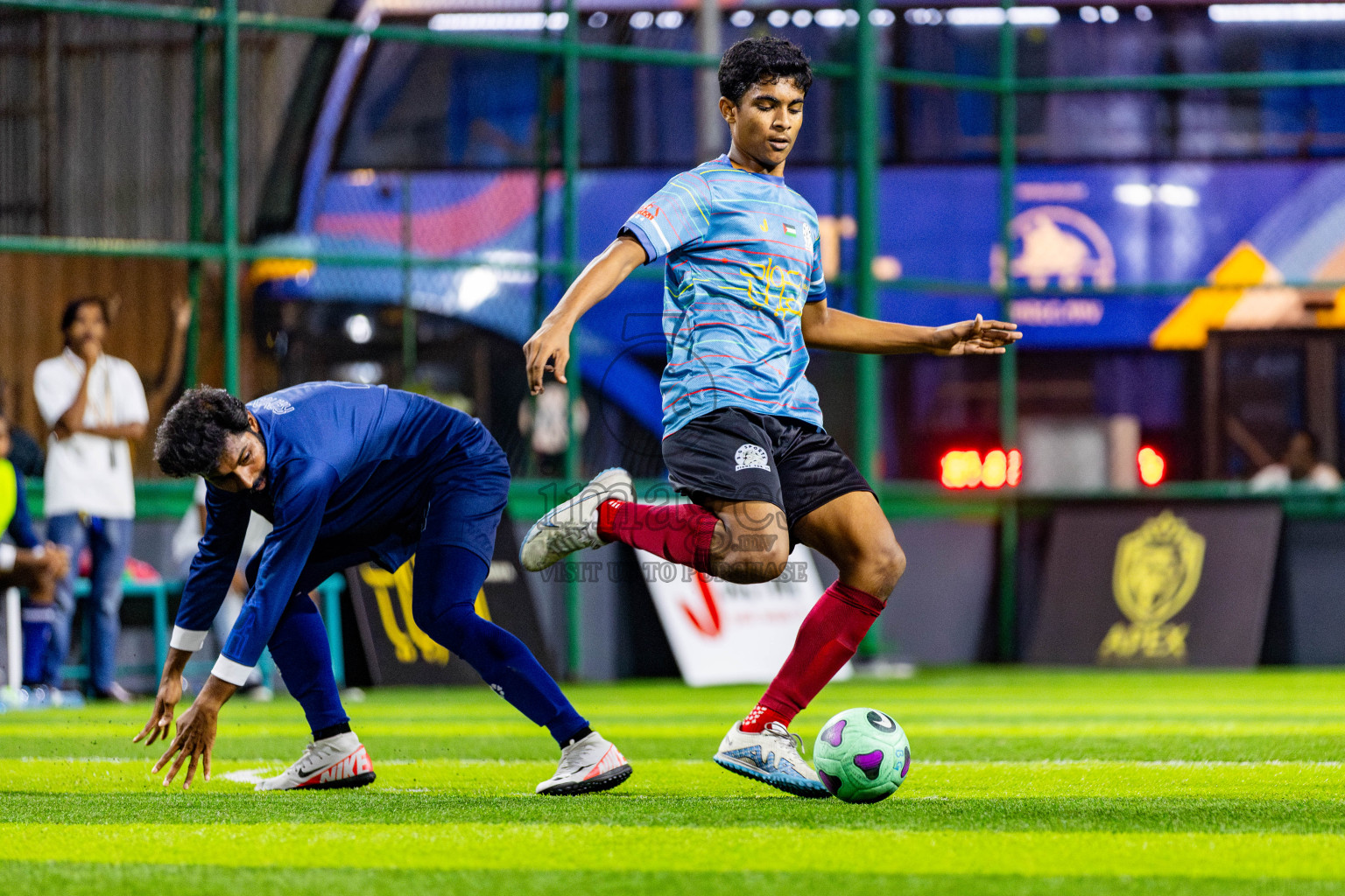 BG New Generation vs Escolar FC in Day 7 of BG Futsal Challenge 2024 was held on Monday, 18th March 2024, in Male', Maldives Photos: Nausham Waheed / images.mv