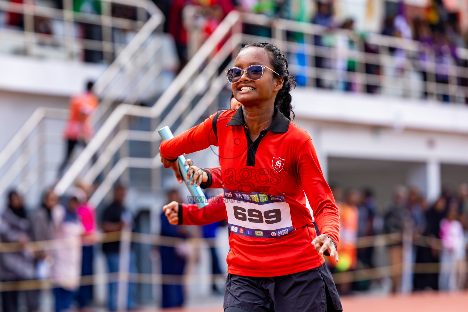 Day 5 of MWSC Interschool Athletics Championships 2024 held in Hulhumale Running Track, Hulhumale, Maldives on Wednesday, 13th November 2024. Photos by: Nausham Waheed / Images.mv