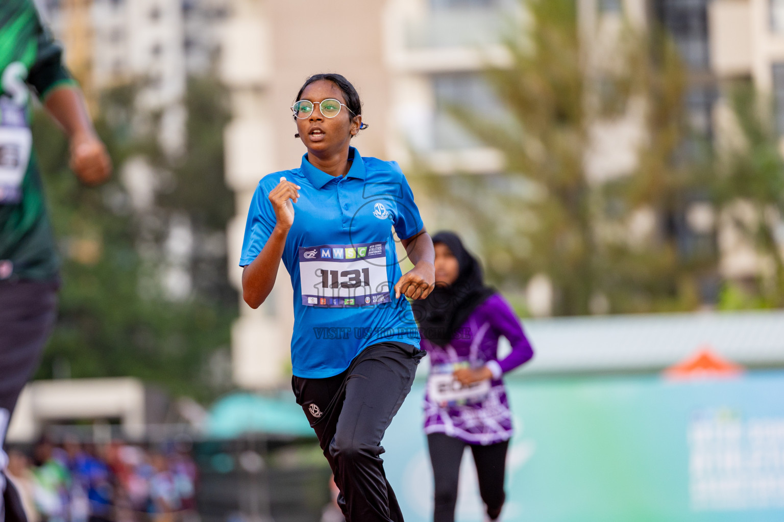 Day 2 of MWSC Interschool Athletics Championships 2024 held in Hulhumale Running Track, Hulhumale, Maldives on Sunday, 10th November 2024. 
Photos by: Hassan Simah / Images.mv