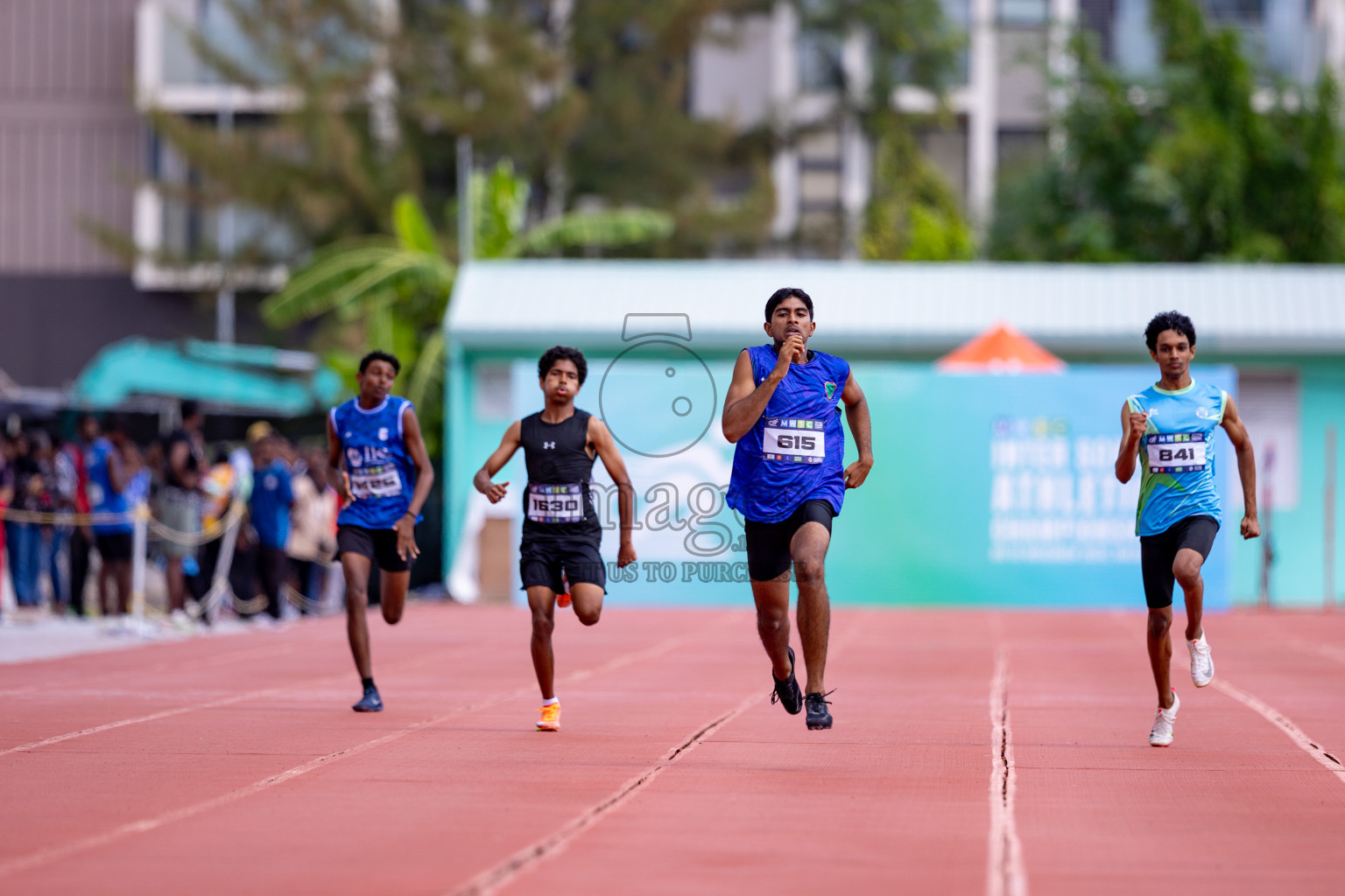 Day 3 of MWSC Interschool Athletics Championships 2024 held in Hulhumale Running Track, Hulhumale, Maldives on Monday, 11th November 2024. 
Photos by: Hassan Simah / Images.mv