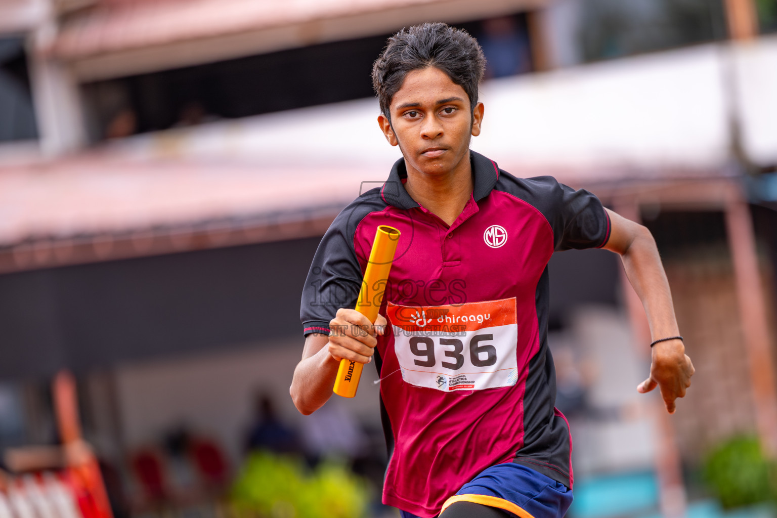 Day 6 of Inter-school Athletics Championship 2025 held in Ekuveni Synthetic Track, Male', Maldives on Sunday, 12th October 2025. Photos by: Ismail Thoriq / Images.mv
