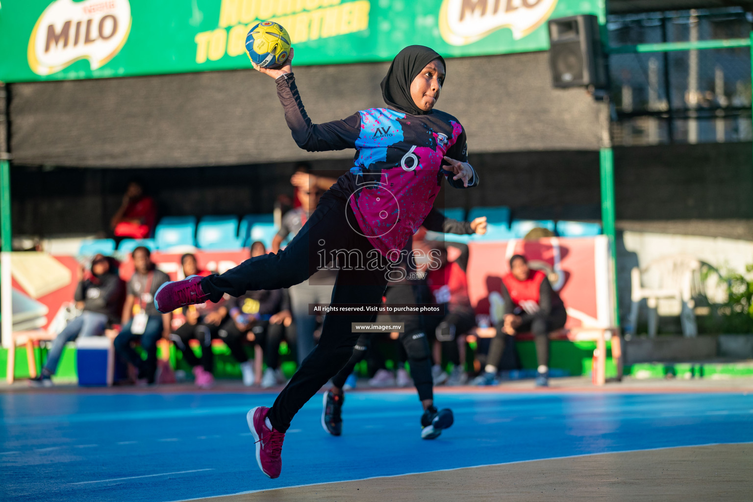 Day 4 of 6th MILO Handball Maldives Championship 2023, held in Handball ground, Male', Maldives on Friday, 23rd May 2023 Photos: Nausham Waheed/ Images.mv