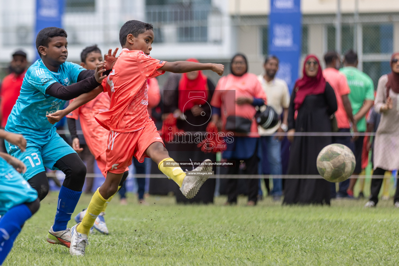 Day 1 of Nestle kids football fiesta, held in Henveyru Football Stadium, Male', Maldives on Wednesday, 11th October 2023 Photos: Shut Abdul Sattar/ Images.mv