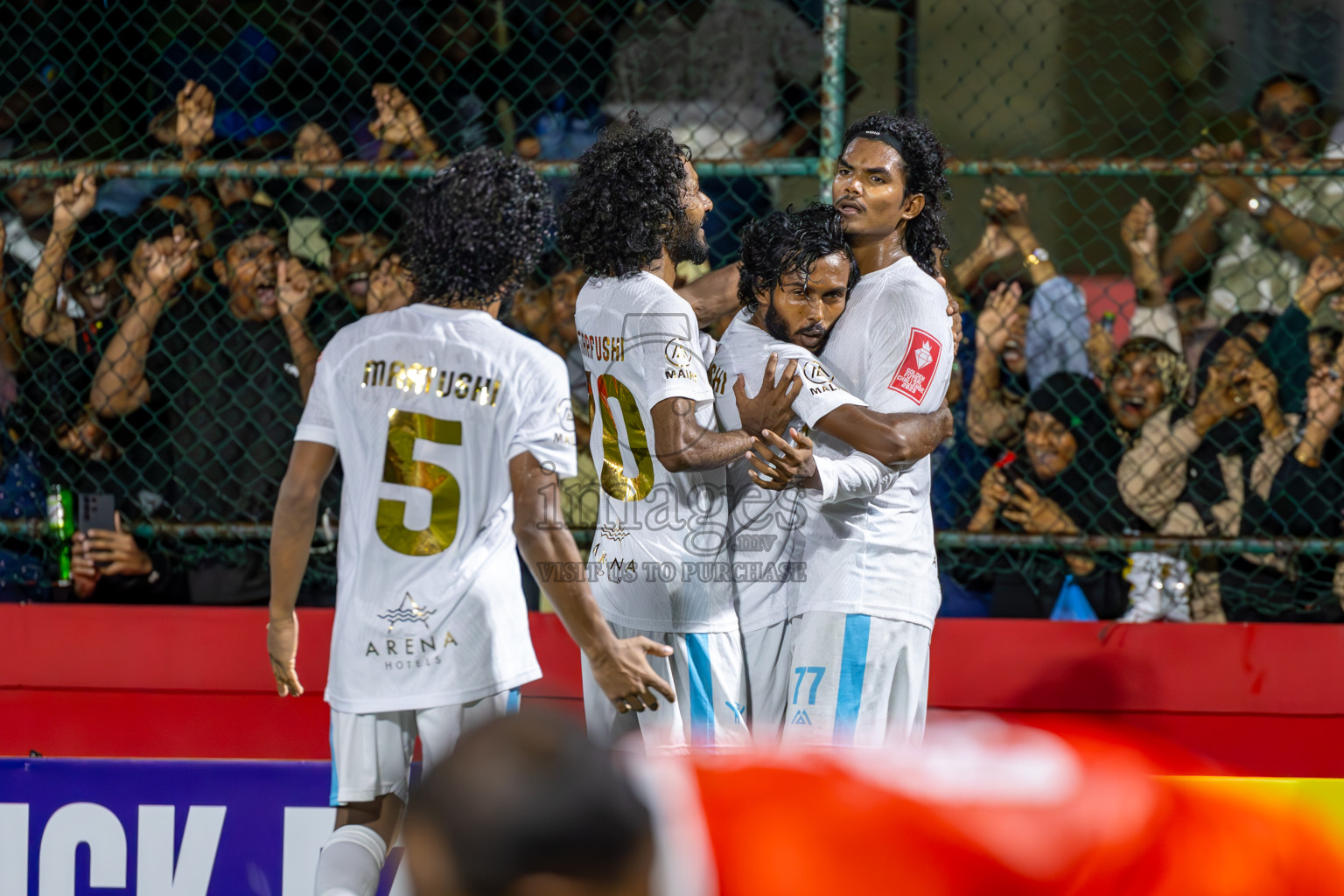 K Maafushi vs K Kaashidhoo in Kaafu Atoll Finals Day 27 of Golden Futsal Challenge 2025 was held on Friday , 31st January 2025, in Hulhumale', Maldives. Photos: Ismail Thoriq / images.mv