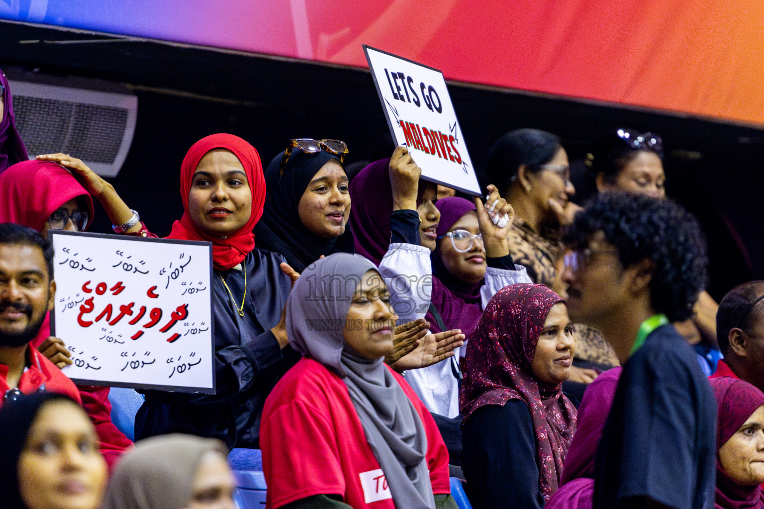 Maldives vs Bangladesh in Day 1 of Under 16 Woman's Asian Cup SABA Qualifiers 2025 was held in Social Center, Male', Maldives on 12th June 2025. Photos: Nausham Waheed / images.mv