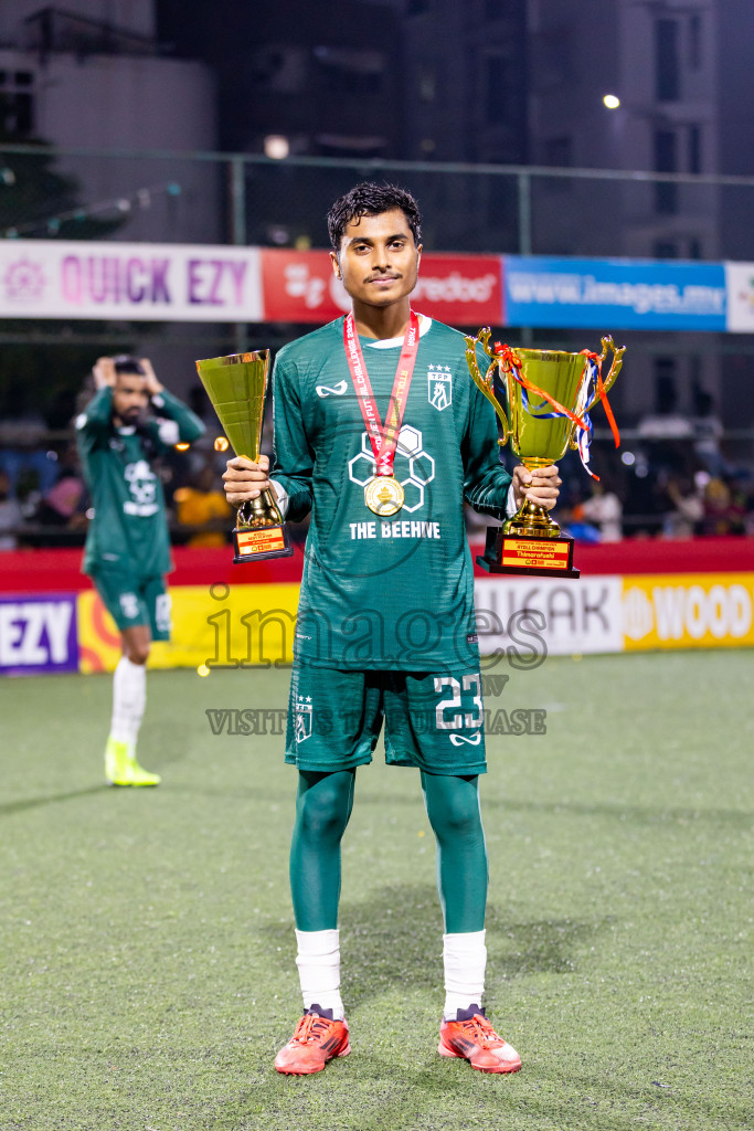 Th Thimarafushi vs Th Hirilandhoo in Thaa Atoll Finals Day 26 of Golden Futsal Challenge 2025 was held on Thursday , 30th January 2025, in Hulhumale', Maldives. Photos: Nausham Waheed / images.mv