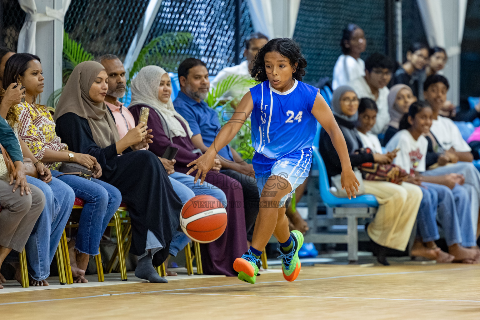 Milo 5 x 5 Junior Challenge 2025 - Basketball tournament held in Basketball Training Center, Male', Maldives on Thursday, 09th October 2025. 
Photo by: Hassan Simah / Images.mv