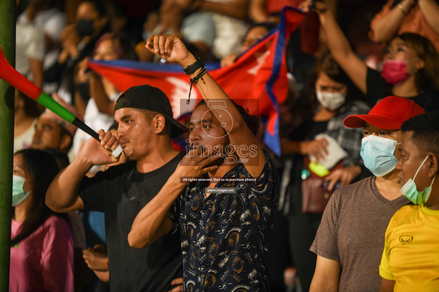 Nepal vs Sri Lanka in SAFF Championship 2021 held on 4th October 2021 in Galolhu National Stadium, Male', Maldives