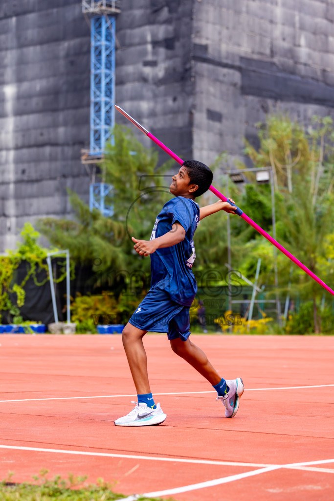 Day 5 of MWSC Interschool Athletics Championships 2024 held in Hulhumale Running Track, Hulhumale, Maldives on Wednesday, 13th November 2024. Photos by: Nausham Waheed / Images.mv