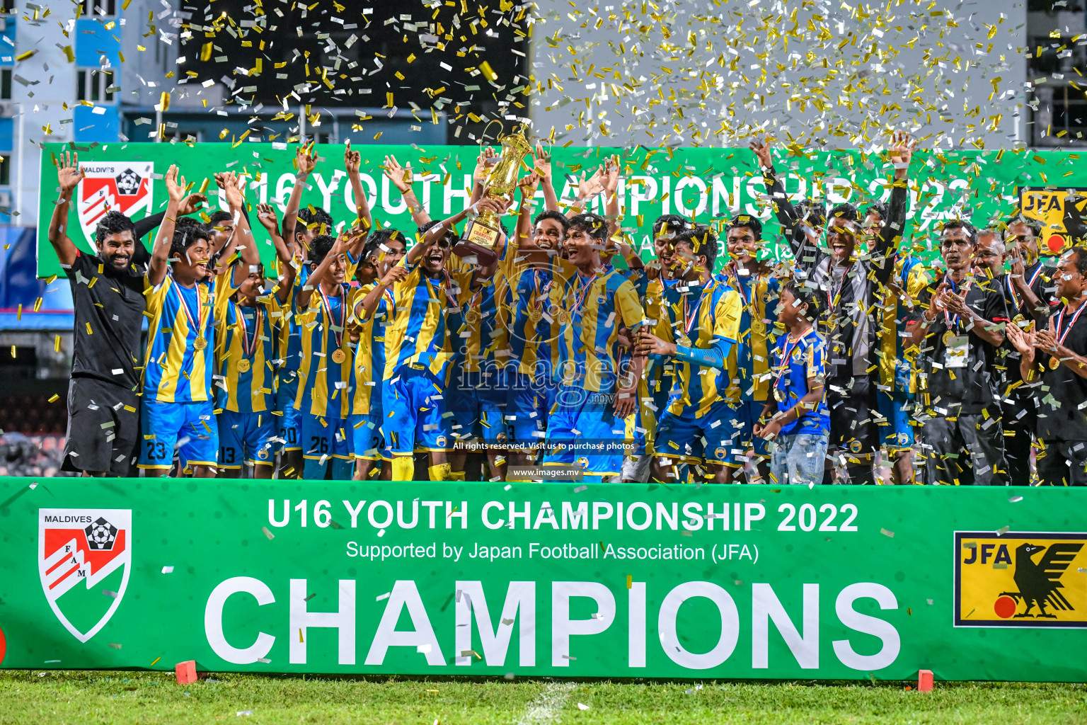 U16 Youth Championship Final held on 03rd July 2022 in National Football Stadium, Male', Maldives Photos by Nausham Waheed