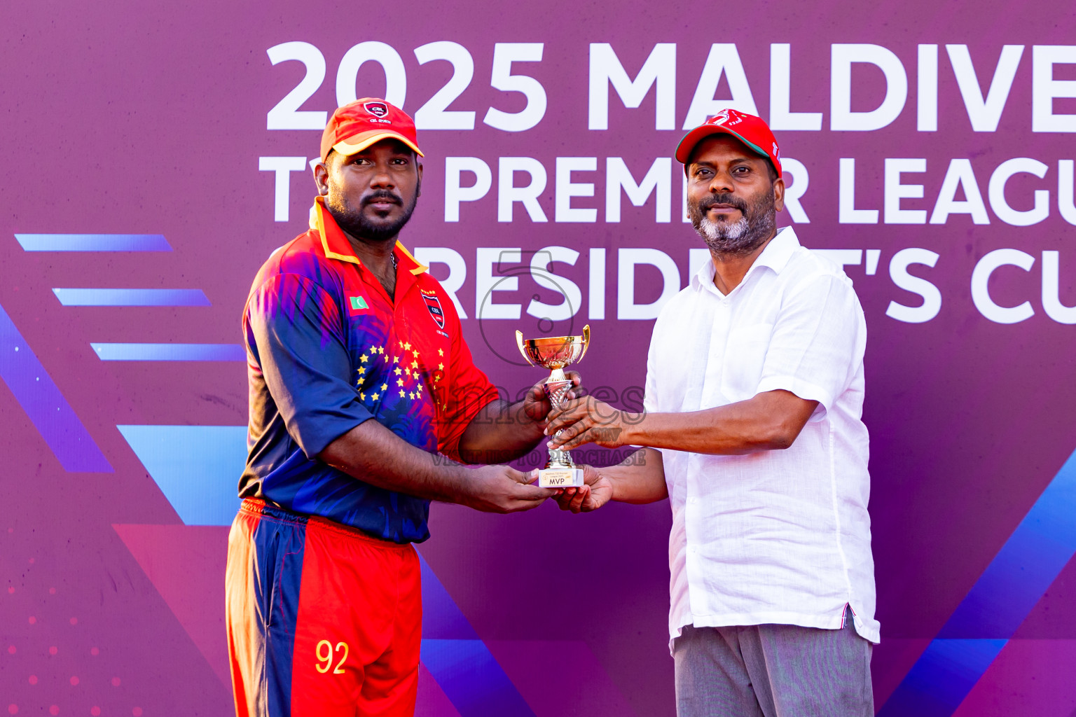 Final of the President's T20 Cricket Cup 2025 held on 8th August 2025, in Ekuveni Cricket Grounds, Male', Maldives. Photos: Nausham Waheed  / Images.mv