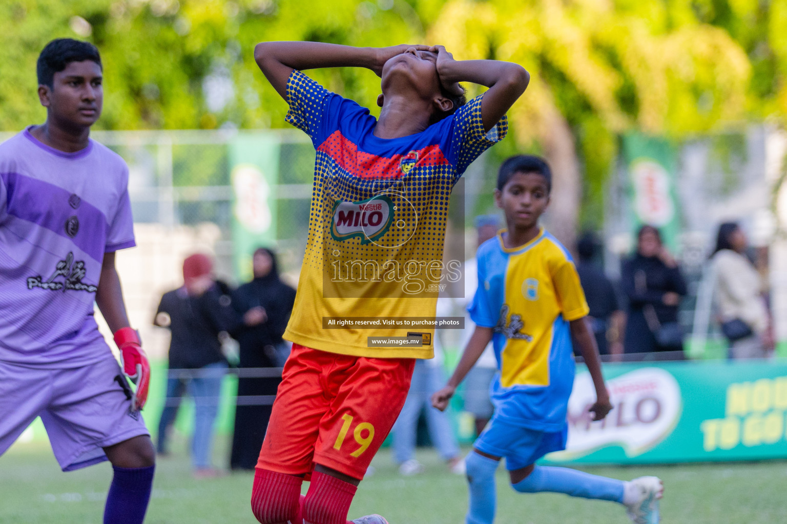 Day 1 of MILO Academy Championship 2023 (U12) was held in Henveiru Football Grounds, Male', Maldives, on Friday, 18th August 2023. 
Photos: Shuu Abdul Sattar / images.mv