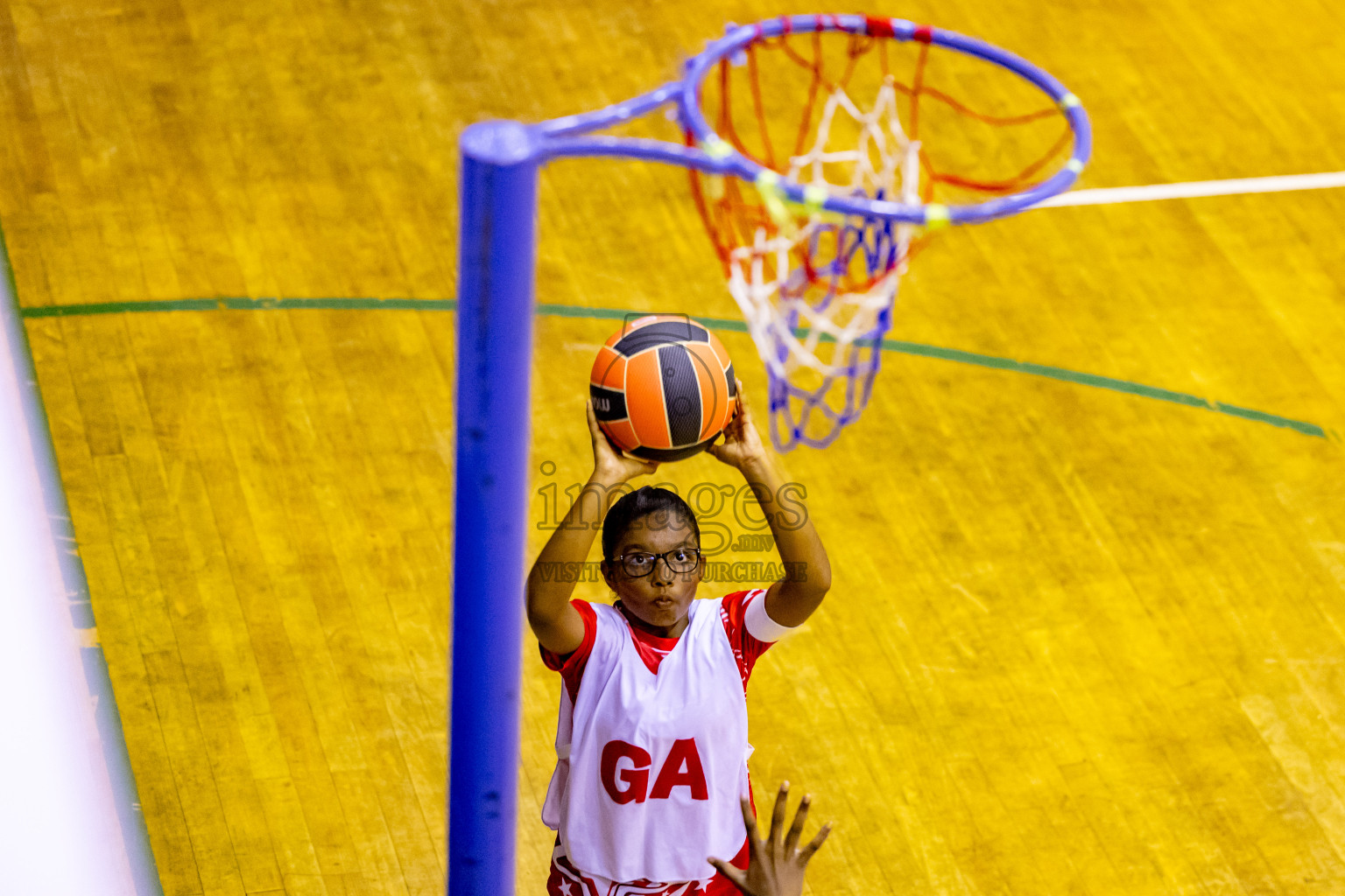 Day 13 of 25th Inter-School Netball Tournament was held in Social Center at Male', Maldives on Saturday, 24th August 2024. Photos: Hassan Simah / images.mv