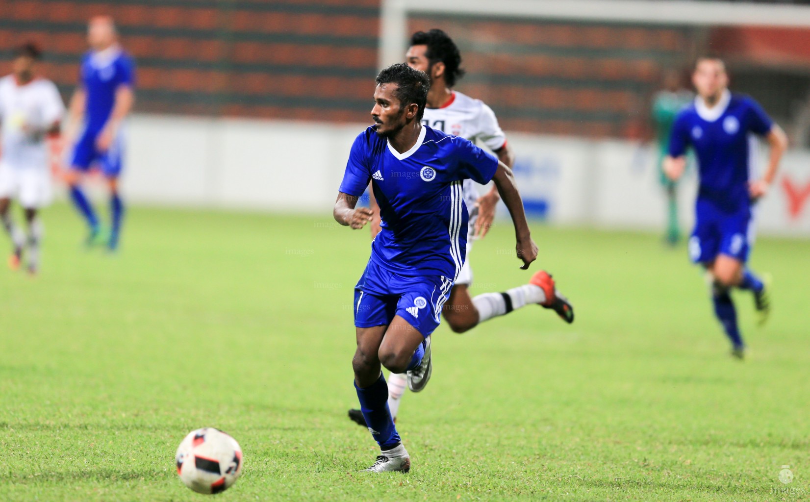 New Radiant Sports Club vs TC Sports Club in STO Male' league in Male', Maldives, Monday, April 24, 2017. Green street won the match by 2 - 0(Images.mv Photo/ Hussain Sinan). 