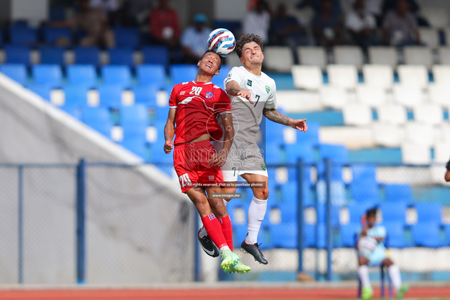 Nepal vs Pakistan in SAFF Championship 2023 held in Sree Kanteerava Stadium, Bengaluru, India, on Tuesday, 27th June 2023. Photos: Nausham Waheed, Hassan Simah / images.mv