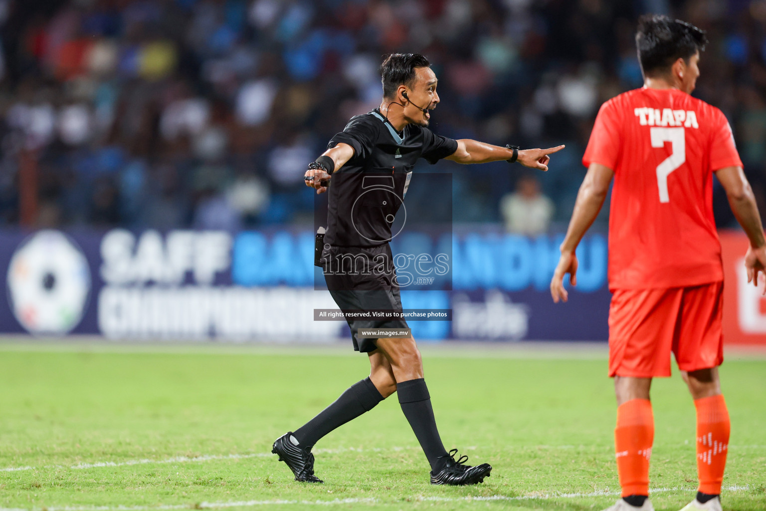 Kuwait vs India in the Final of SAFF Championship 2023 held in Sree Kanteerava Stadium, Bengaluru, India, on Tuesday, 4th July 2023. Photos: Nausham Waheed / images.mv