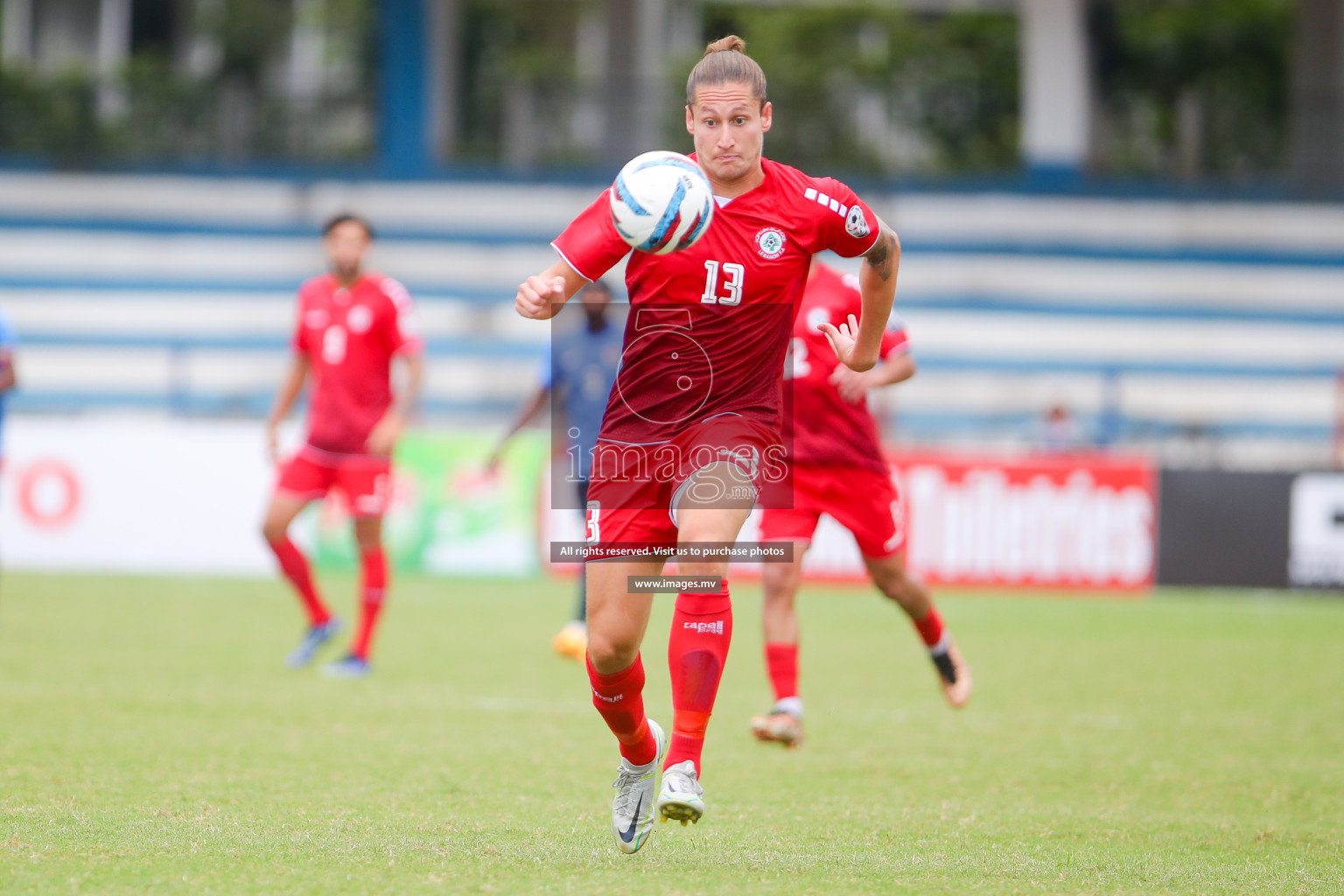 Lebanon vs Maldives in SAFF Championship 2023 held in Sree Kanteerava Stadium, Bengaluru, India, on Tuesday, 28th June 2023. Photos: Nausham Waheed, Hassan Simah / images.mv