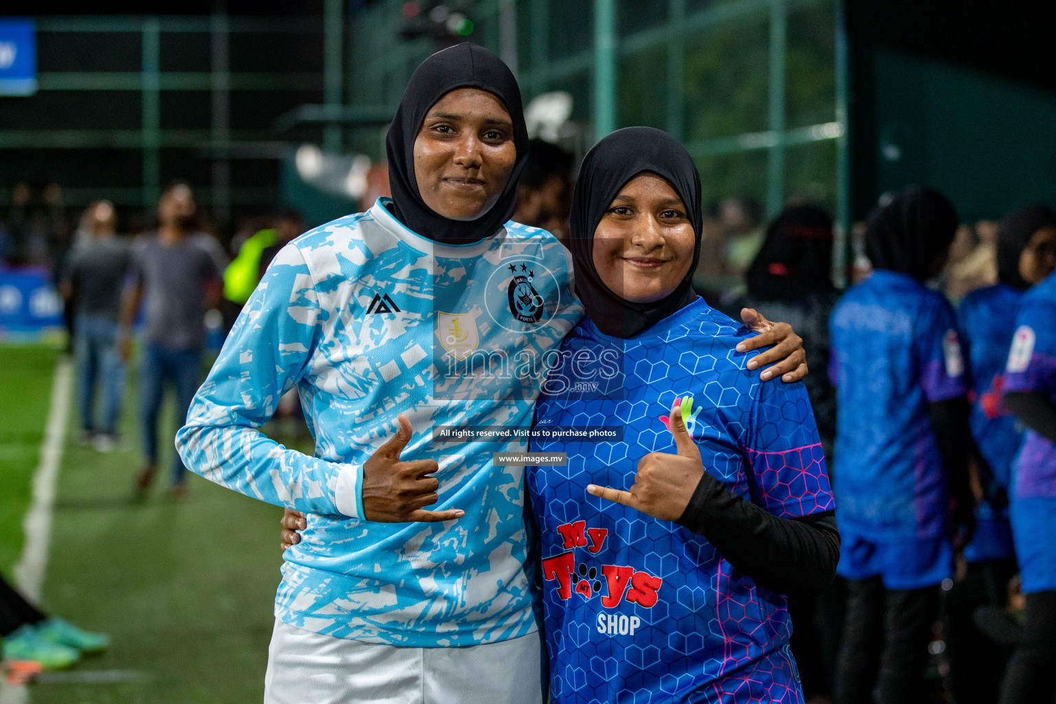 MPL vs Club MYS in Eighteen Thirty Women's Futsal Fiesta 2022 was held in Hulhumale', Maldives on Monday, 21st October 2022. Photos: Hassan Simah / images.mv