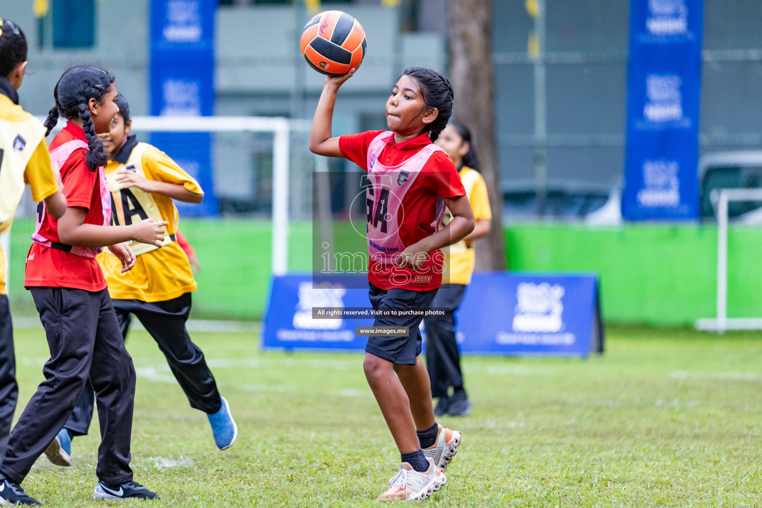 Day 1 of Nestle' Kids Netball Fiesta 2023 held in Henveyru Stadium, Male', Maldives on Thursday, 30th November 2023. Photos by Nausham Waheed / Images.mv