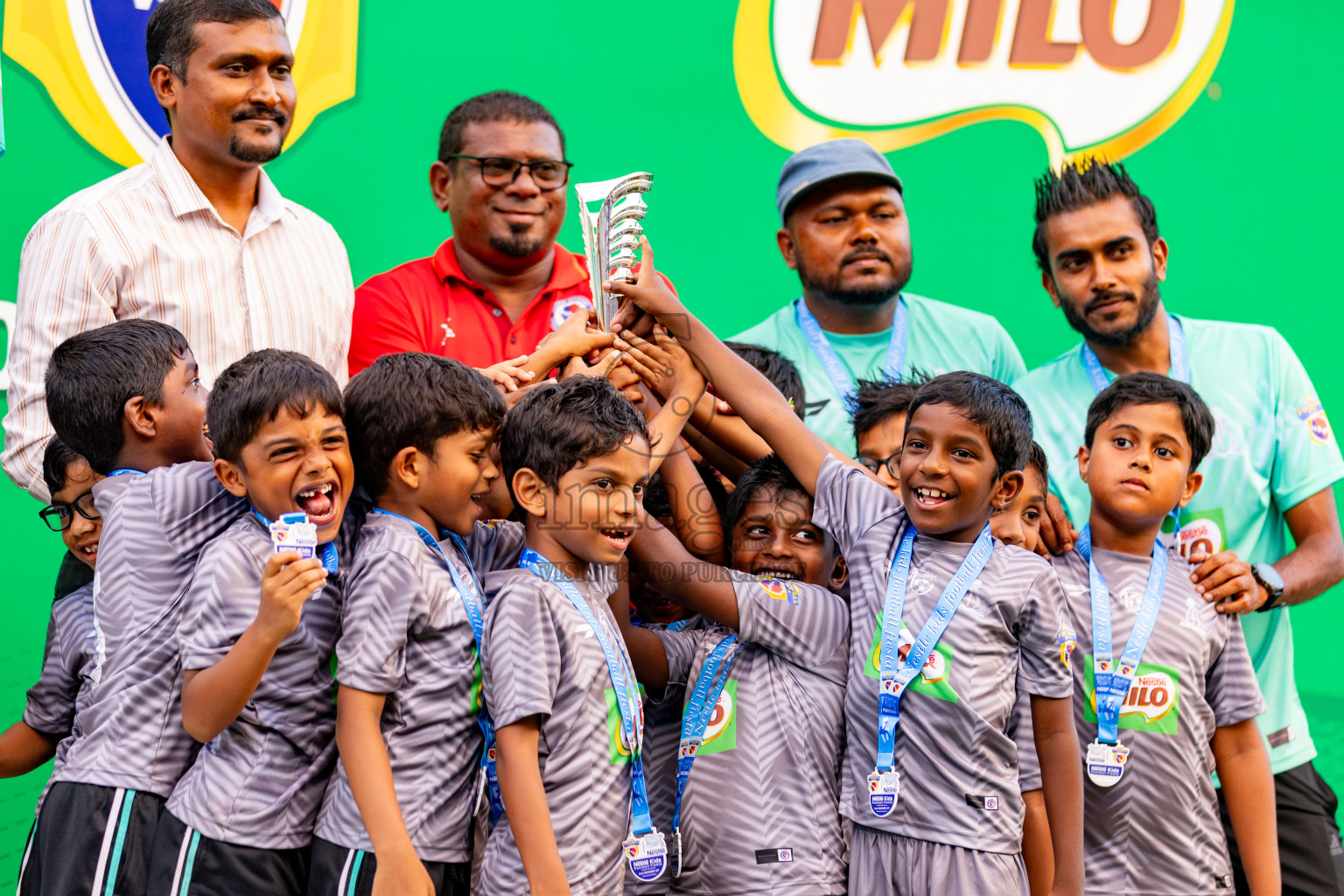 Day 2 of MILO Kids Football Fiesta was held at National Stadium in Male', Maldives on Saturday, 24th February 2024.