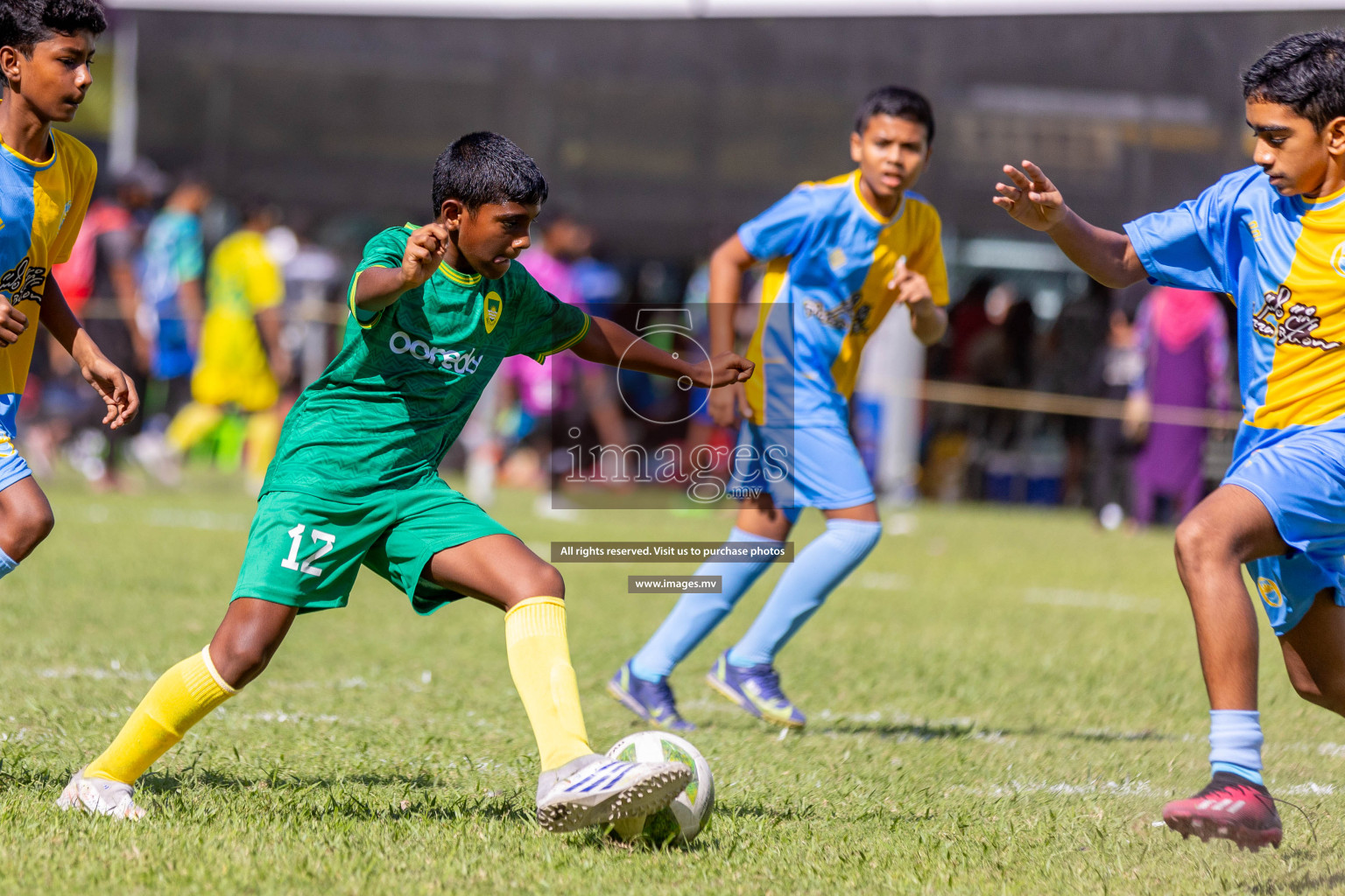 Day 1 of MILO Academy Championship 2023 (U12) was held in Henveiru Football Grounds, Male', Maldives, on Friday, 18th August 2023. 
Photos: Ismail Thoriq / images.mv