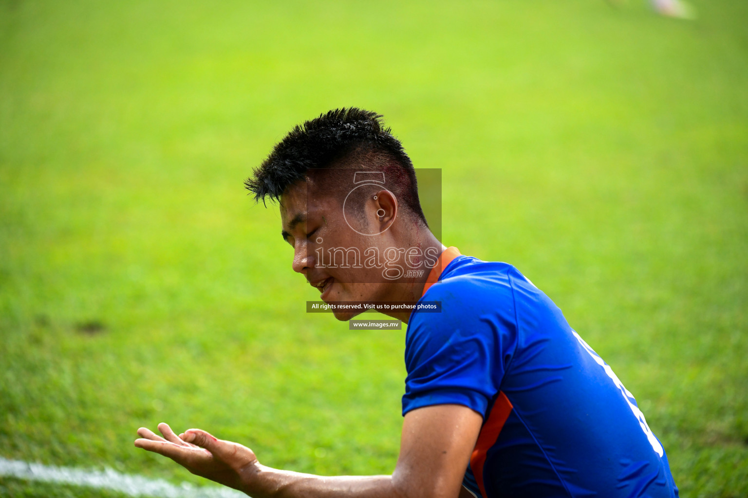 Bangladesh vs India in SAFF Championship 2021 held on 1st October 2021 in Galolhu National Stadium, Male', Maldives