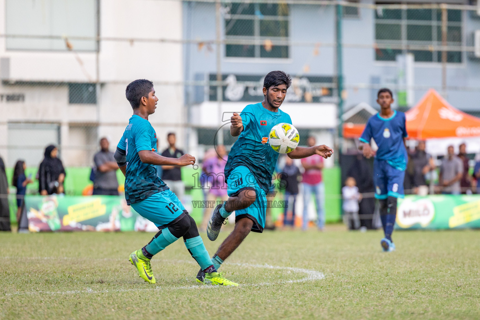 Day 2 of MILO Academy Championship 2024 (U-14) was held in Henveyru Stadium, Male', Maldives on Saturday, 2nd November 2024.
Photos: Ismail Thoriq / Images.mv