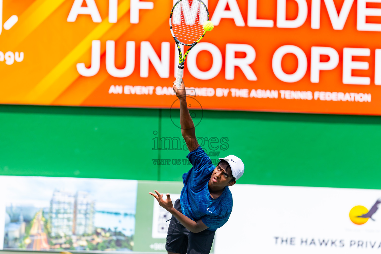 Day 5 of ATF Maldives Junior Open Tennis was held in Male' Tennis Court, Male', Maldives on Monday, 16th December 2024. Photos: Nausham Waheed/ images.mv