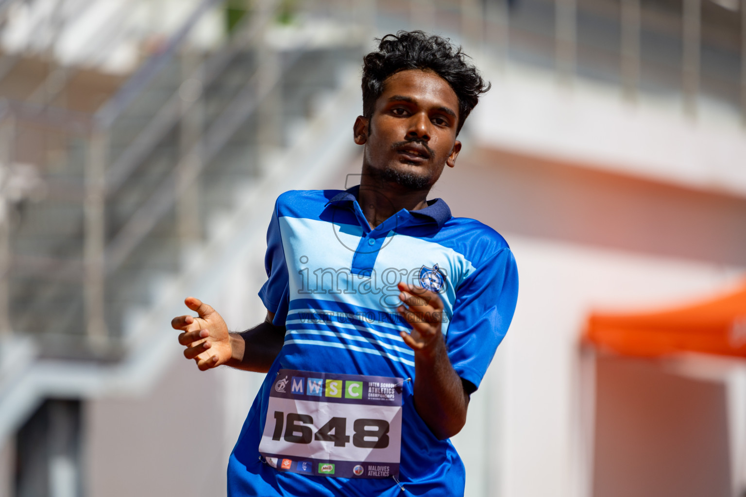 Day 2 of MWSC Interschool Athletics Championships 2024 held in Hulhumale Running Track, Hulhumale, Maldives on Sunday, 10th November 2024. 
Photos by:  Hassan Simah / Images.mv