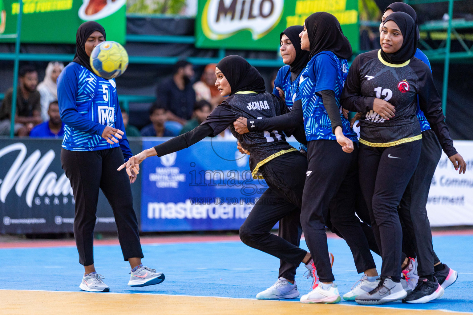 Day 7 of 10th National Handball Tournament 2023, held in Handball ground, Male', Maldives on Sunday, 4th December 2023 Photos: Nausham Waheed/ Images.mv