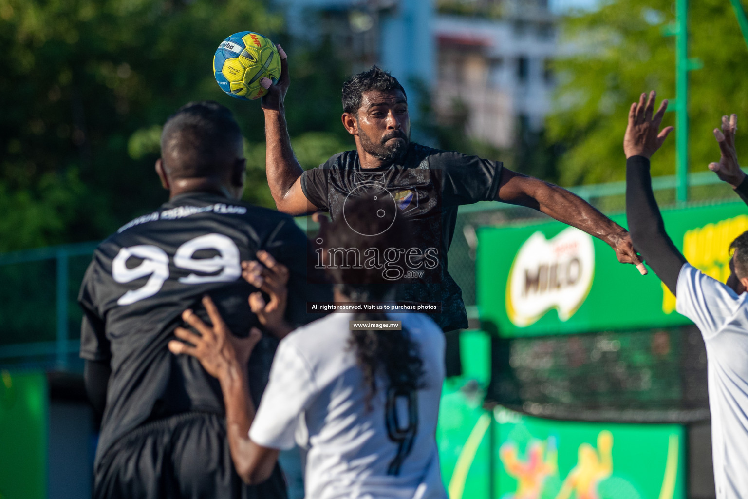 Day 9 of 6th MILO Handball Maldives Championship 2023, held in Handball ground, Male', Maldives on 28th May 2023 Photos: Nausham Waheed/ Images.mv