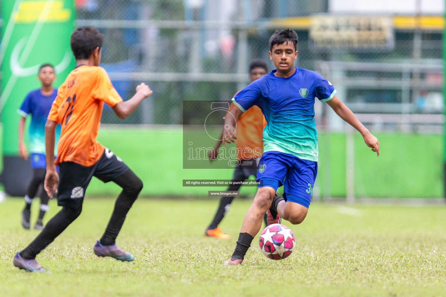 Day 2 of MILO Academy Championship 2023 (u14) was held in Henveyru Stadium Male', Maldives on 4th November 2023. Photos: Nausham Waheed / images.mv